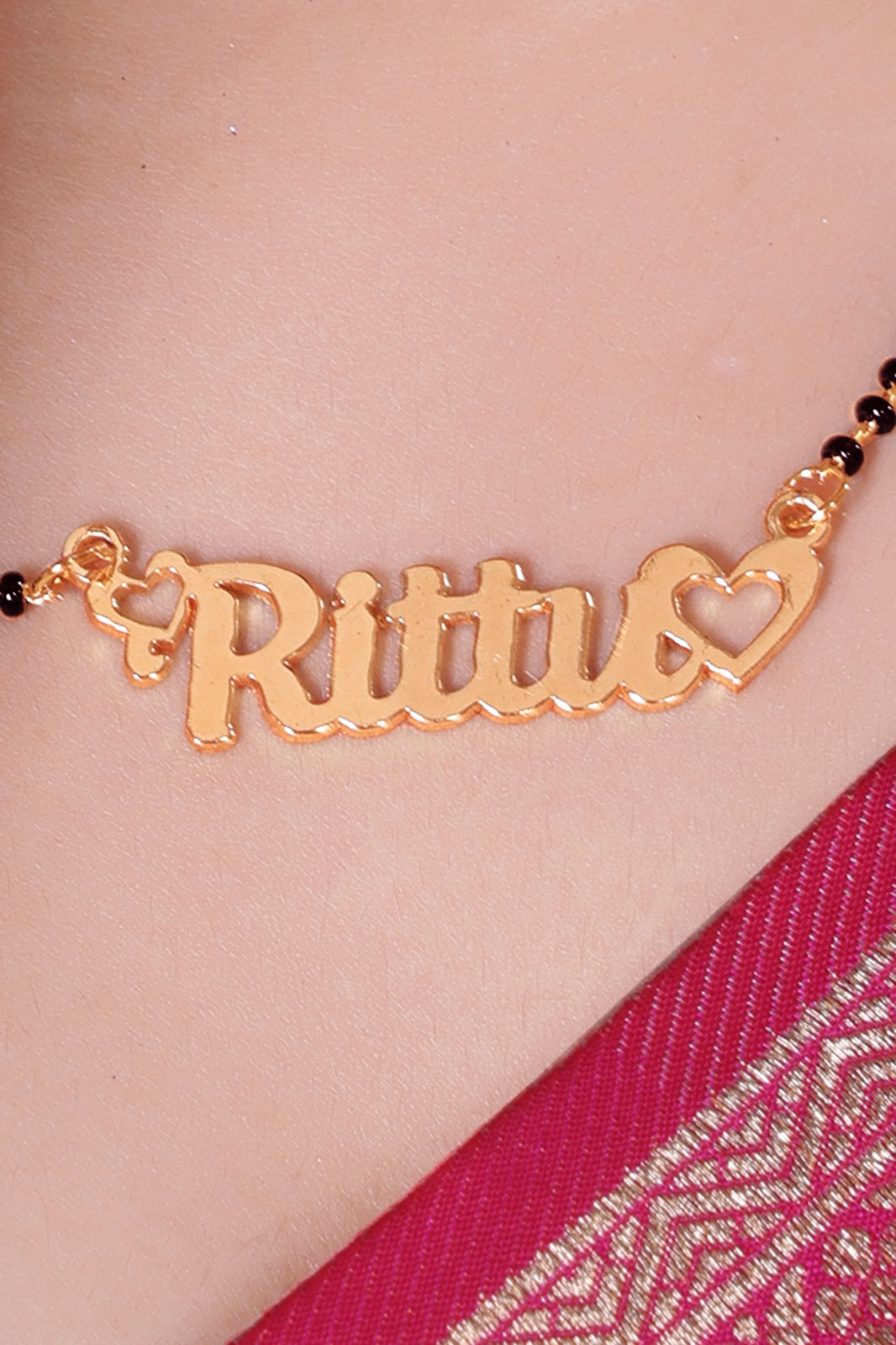 Heart Style Name Necklace